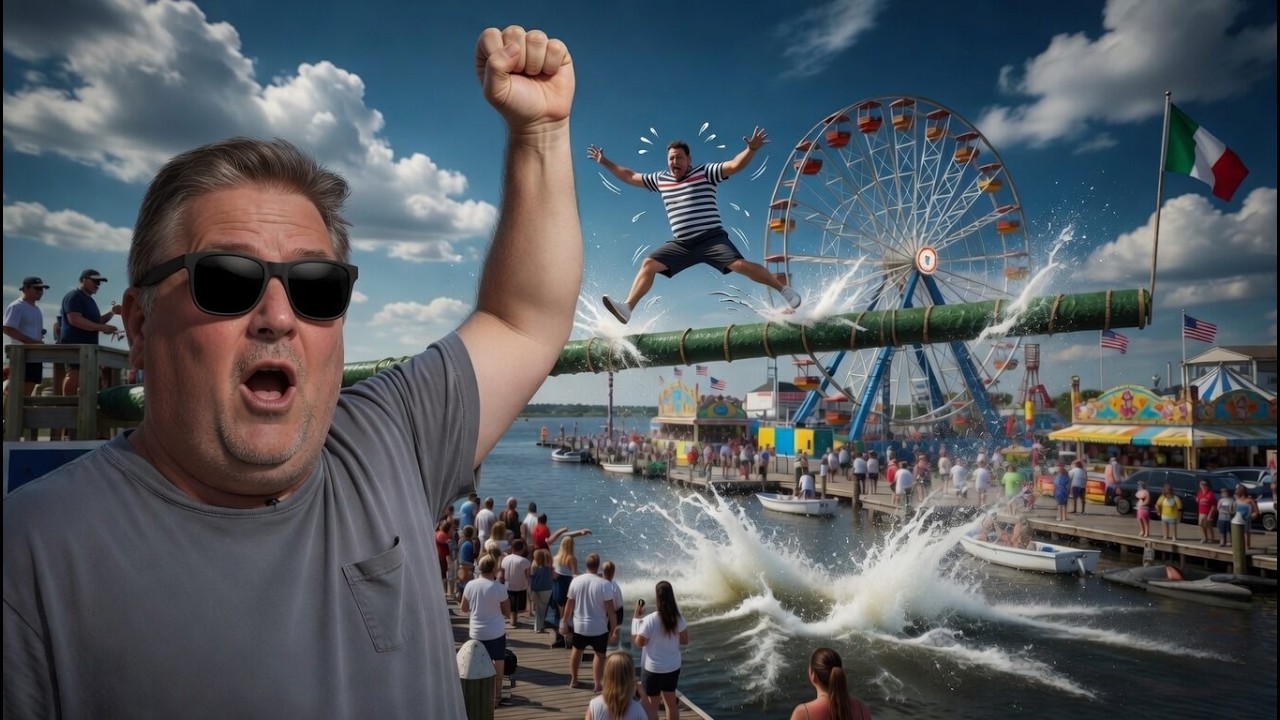 Gloucester's Wildest Tradition: The 200-Year-Old Greasy Pole Festival video still