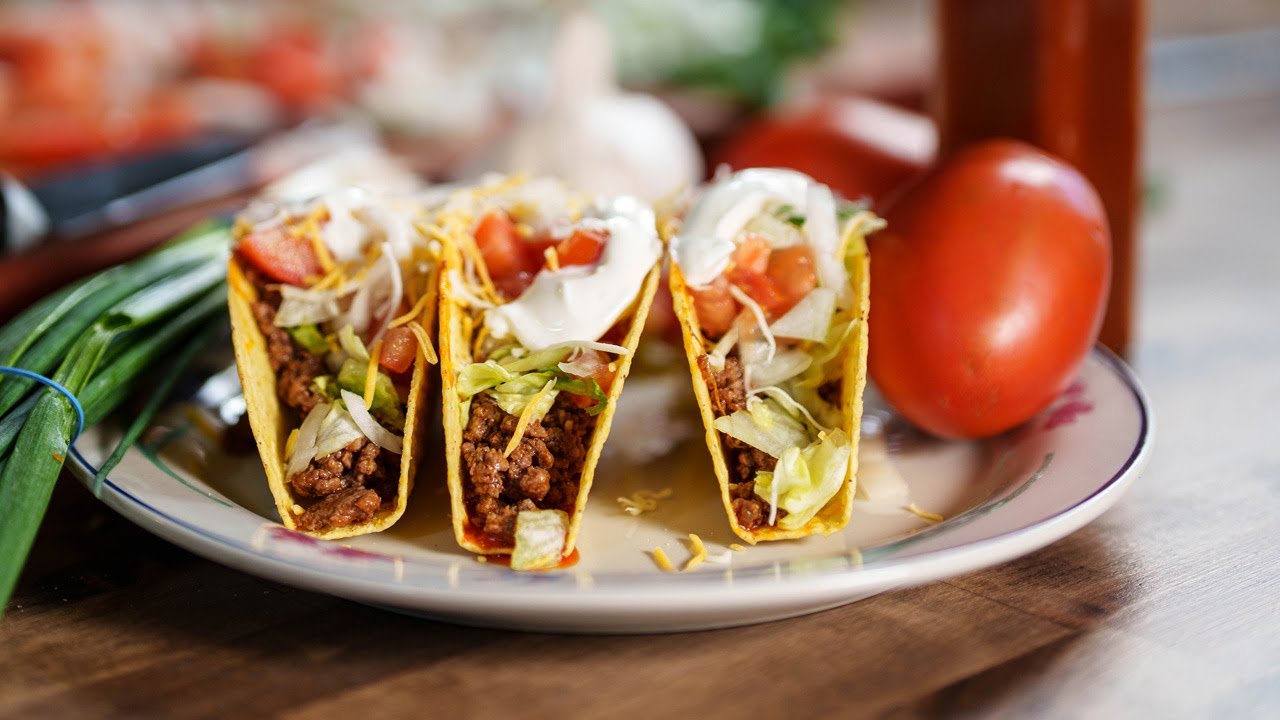 Mouth Watering Ground Beef Tacos video still